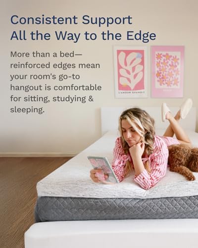 Viscosoft 3 Inch Memory Foam Mattress Topper Twin XL - College Dorm Upgrade