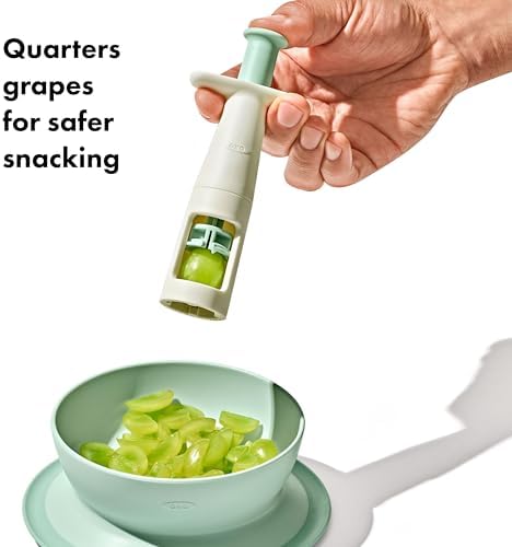 OXO Tot Grape Cutter Slicer for Toddlers, Food Slicer for Fruits & Veggies
