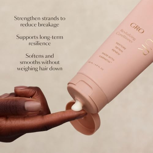 VEGAMOUR GRO Revitalizing Conditioner, Karmatin™ Peptide & Marula Oil
