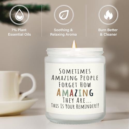 Craftique Gifts for Women, Birthday Gifts for Women- You're Amazing Candle