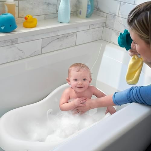 Fisher-Price™ Baby to Toddler Bath 4-in-1 Sling 'N Seat Tub with Removable Infant Support and 2 Toys, Pacific Pebble