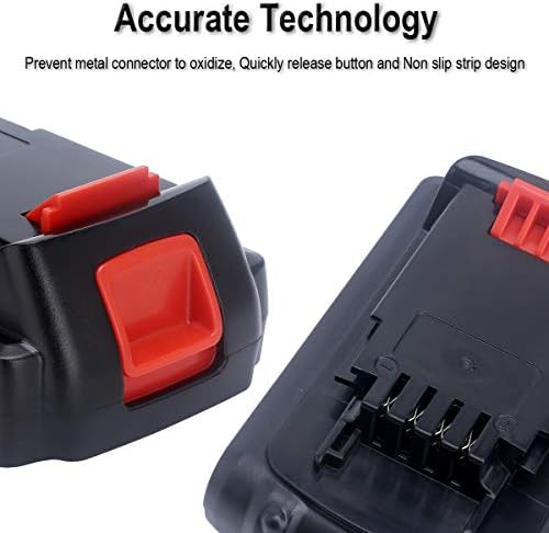 Biswaye LBXR20 20V Lithium Battery Compatible with Black & Decker 20V MAX Lithium Battery LBXR2520 LBXR2020 LBX20 LB2X4020 LB2X3020 and LCC221 LST522 LST201 LST220 LST300 20-Volt Max Tools