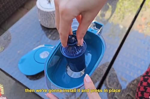 Elite Water Filter Replacements for Brita Pitcher Water Filter and Dispensers, NSF Certified to Remove 99% of Lead,BPA FREE,3 Count(Blue)