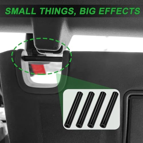 Sun Visor Repair Kit for Jeep Wrangler JK JKU 2007-2017 Repair Tubes