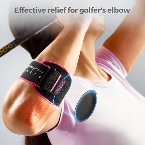 FREETOO Tennis Elbow Brace for Men Women for Tendonitis,Golfers Elbow