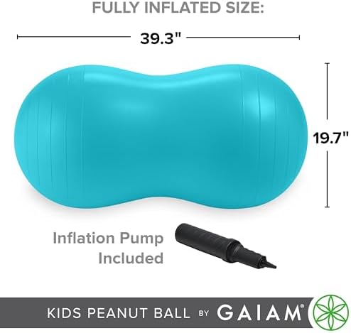 Gaiam Kids Peanut Ball Chair, Flexible Seating for Classroom