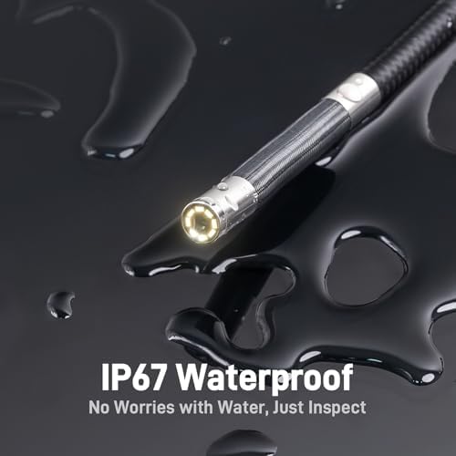 Teslong Articulating Borescope for Mechanic Automotive HVAC Wall Inspection