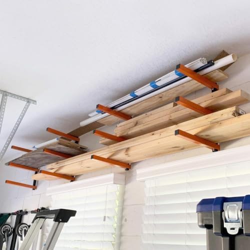 Ultrawall Wall Mount Wood Organizer and Lumber Storage Rack with 3-Level