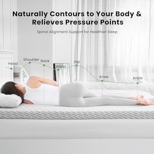 HOMRELEXA Bamboo Mattress Topper Twin XL Size 3 Inch, Cooling Gel & Bamboo Charcoal Memory Foam Mattress Topper for Back Pain Relief, Firm Dual-Layer Foam Bed Pad with Removable Cover College Dorm