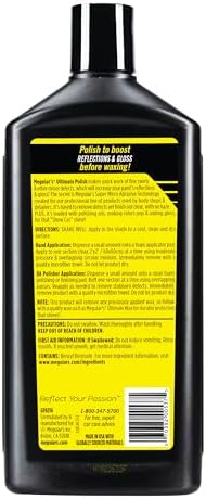 Meguiar’s Ultimate Polish, High-Gloss Polish for a Show Car Shine, 16 oz