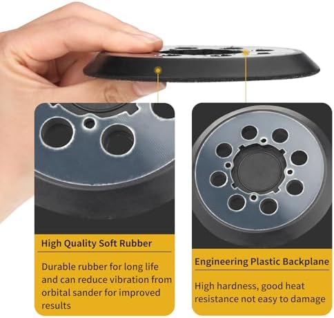Orbital Sander Pad Replacement for Dewalt, 2 Pack