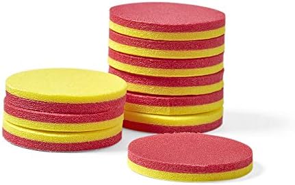 hand2mind Foam Two-Color Counters, Red and Yellow, Manipulatives, Chips, Math Bingo, 200 Count