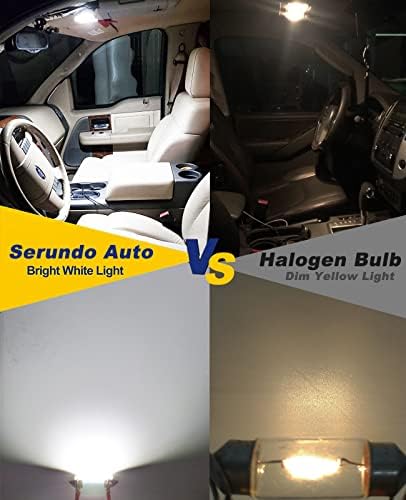 Serundo Auto DE3175 DE3022 DE3021 Led Bulb 31mm 1.22in Led Festoon Bulb 4pc