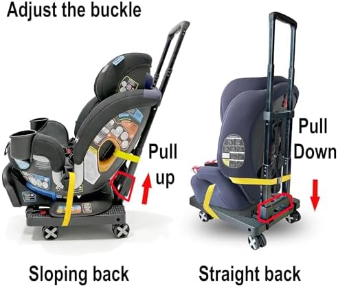 Car Seat Dolly for Airport, Black