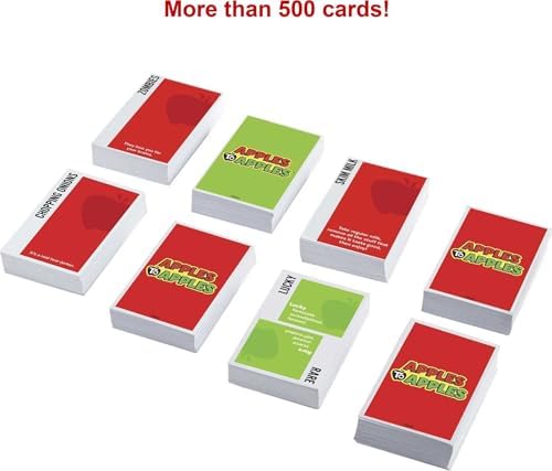 Mattel Games Apples to Apples Game of Comparisons for Parties & Family Reunions with 500+ Cards for 4 to 8 Players