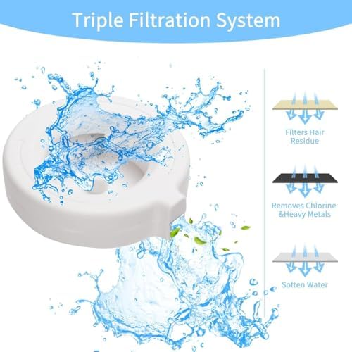 RIZZARI Water Dispenser Replacement Filters – 4-Pack, Triple Filtration