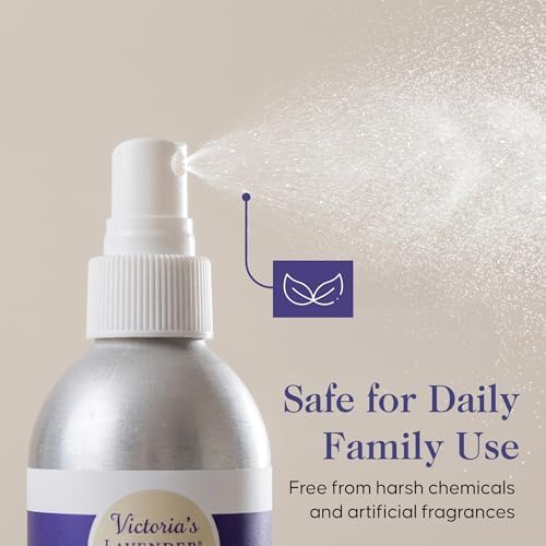Victoria's Lavender Linen Spray - Aromatherapy Pillow Mist, 8oz