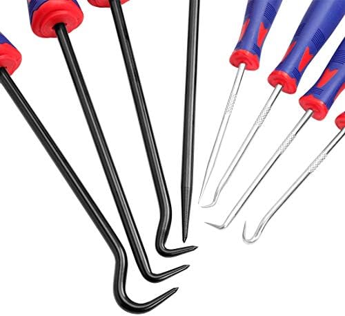 WORKPRO 9PCS Precision Pick & Hook Set with Scraper