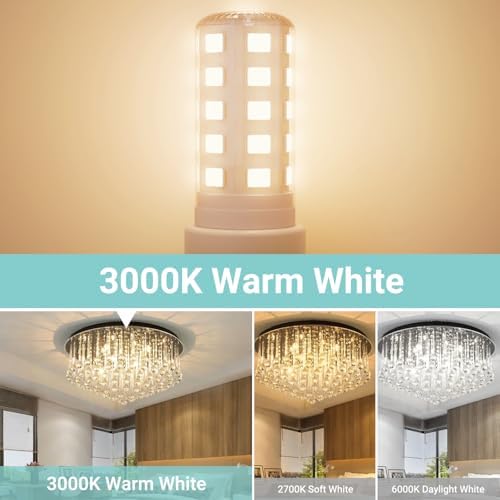 TJOY G9 LED Bulb 4W, 3000K Warm Soft White 6 Pack, 40 Watt Eq, G9 Base,120V