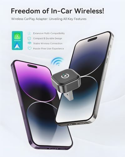 Spedal 2026 2-in-1 Wireless CarPlay & Android Auto Adapter