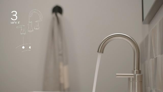 Delta Nicoli Brushed Gold Faucet 3 Hole, 8 Inch Widespread Bathroom Sink Faucet for Vanity, Push-Pop Drain Assembly, Champagne Bronze 35749LF-CZ