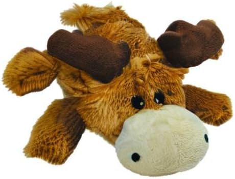 KONG Cozie Marvin Moose Plush Dog Toy, for Small/Medium Dogs | Soft Indoor Cuddle Plush Toy with a Squeaker & Minimal Stuffing, Great for Snuggling & Gentle Indoor Play