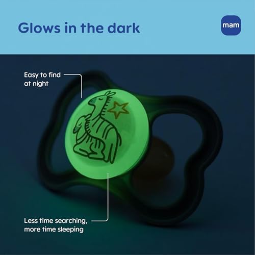 MAM Air Pacifier 6-16 Months, Extra Air Flow for Sensitive Skin, 4 Pack