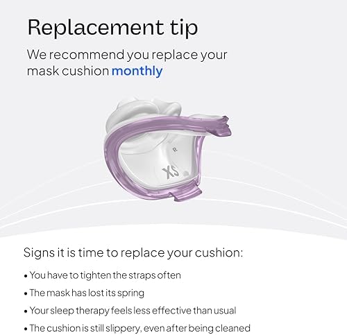 ResMed P10 Nasal Pillow Cushion - Replacement Silicone CPAP Mask Cushion - Frame System & Headgear Not Included - Premium CPAP Accessory - X-Small