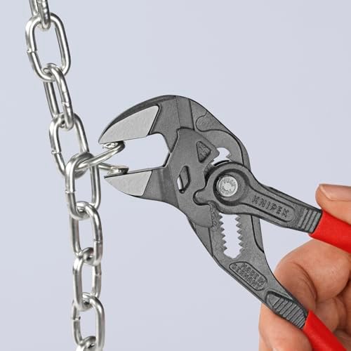 KNIPEX Tools - Pliers Wrench, Black Finish (8601180), 7 1/4-Inch, Black Finish