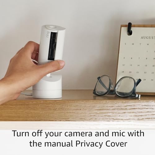 Ring Pan-Tilt Indoor Cam (newest model), See all around your home or business with 360° pan coverage, HD video, plus Two-Way Talk, Black