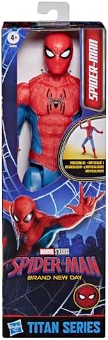 Marvel Spider-Man: Brand New Day Titan Series Action Figure, 11.5-Inch (29.2 CM) Super Hero Toys for Kids, Ages 4+