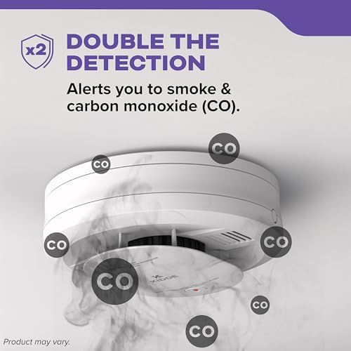 Kidde Smoke & Carbon Monoxide Detector, 10-Year Battery, 30CUD10, 1 Pack