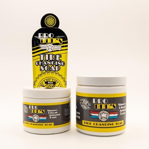 Pro Bud's Tire Mounting Paste - Peerless Lubrication Tire Mounting Lube for Quick Changing and a Secure Fit - Slip-Resistant - 4 oz.