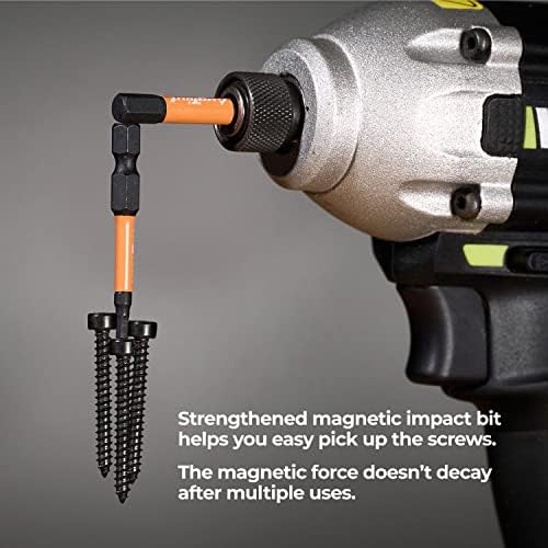 toolant Impact Allen Wrench Drill Bit Set, 20-Piece Metric & SAE, 2-Inch