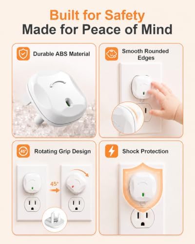 Outlet Covers Baby Proofing, 24 Pack Child Proof Outlet Plug Covers