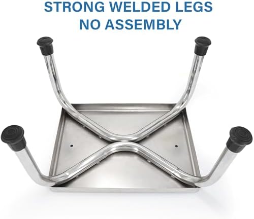 Vaunn Medical Foot Step Stool 350lbs Heavy-Duty Welded Steel Legs, Fully Welded Single Construction Frame, Anti-Skid Rubber Platform