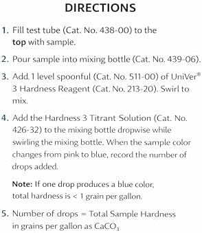 Hach Total Hardness Test Kit, Model 5-B, Drop Count Titration, 145300