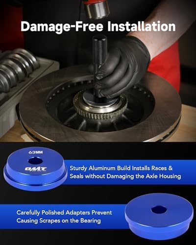 OMT Bearing Press Kit, 10pc Bearing Race and Seal Driver Set