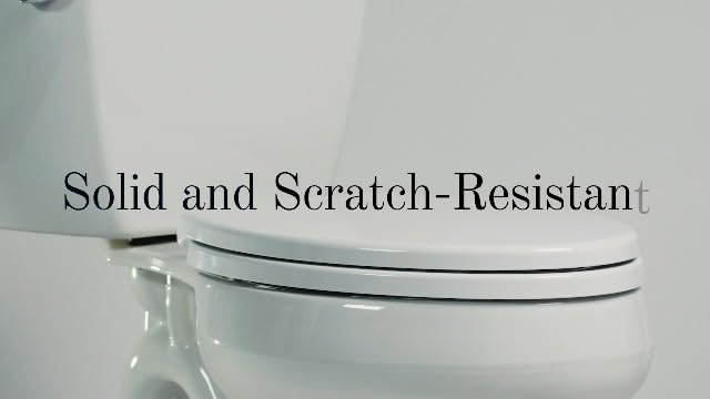 Bath Royale Slow Close Toilet Seat BR501-00 White Elongated, Stain-Resistant and Easy to Keep Clean, Heavy Duty Fits All Toilet Brands, Executive Series