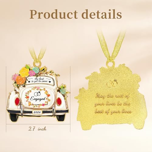Sereney Engagement Gifts for Couples, Engagement Christmas Ornament 2026