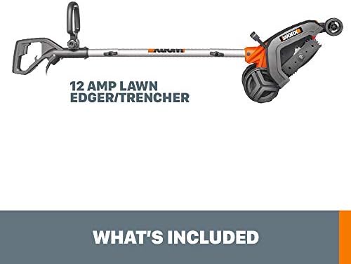 WORX Electric Lawn Edger, 12 Amp 7.5" Trencher for Lawn Landscaping, WG896