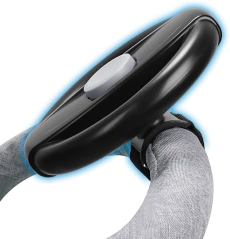 Accmor Stroller Steering Wheel Toy, Steering Wheel for Shopping Carts