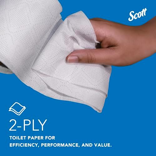 Scott Professional Standard Roll Toilet Paper, Bulk, 80 Rolls (04460)