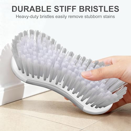 SetSail Multi-Purpose Scrub Brush of 2 Pack, Gray