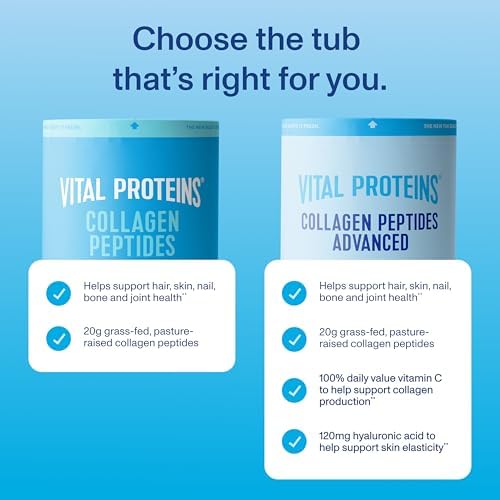 Vital Proteins Collagen Peptides Powder Advanced, Unflavored, 9.33oz