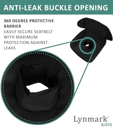 Lynmark® Potty Training Car Seat Protector Cover - Pee Protector, 1Pk Black