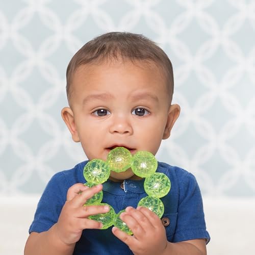Infantino Water Teethers, Cooling & Massaging Relief, Lime/Blue, 3-Pack