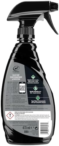 Turtle Wax Hybrid Solutions Ceramic Black Car Wax Spray, 16 oz. (Pack of 1)