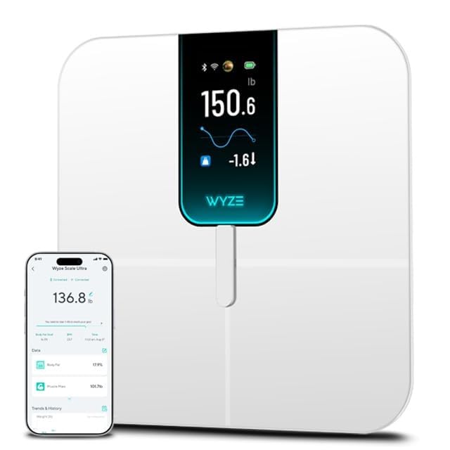 Wyze Scale Ultra Smart Scale for Body Weight, BMI & Muscle Mass