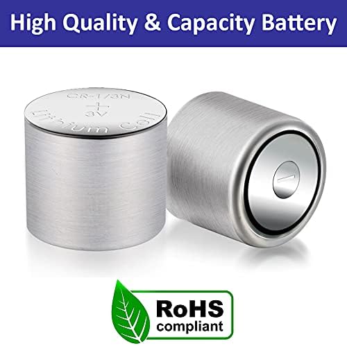 1/3N CR1/3N DL1/3N 3V Lithium Battery High Capacity for Laser Sights Pet Electronic Collars 4-Pack